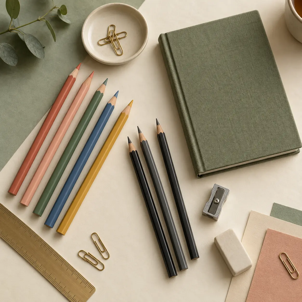 Composición representativa de libretas