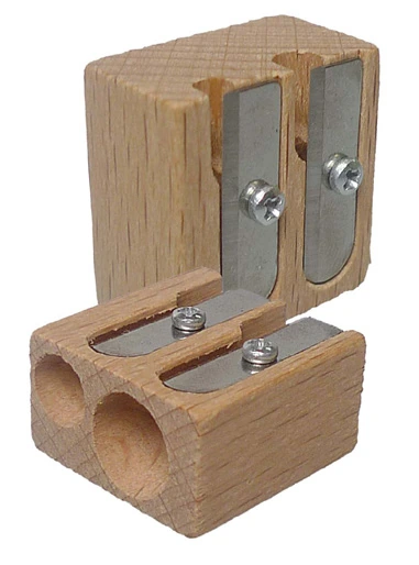 Sacapuntas Dux de madera de doble uso, referencia DX 2549